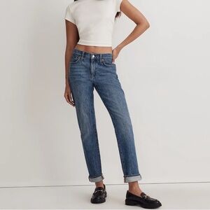 Madewell Roadtripper Slim Boyjeans High Rise Jeans Size 28 Petite